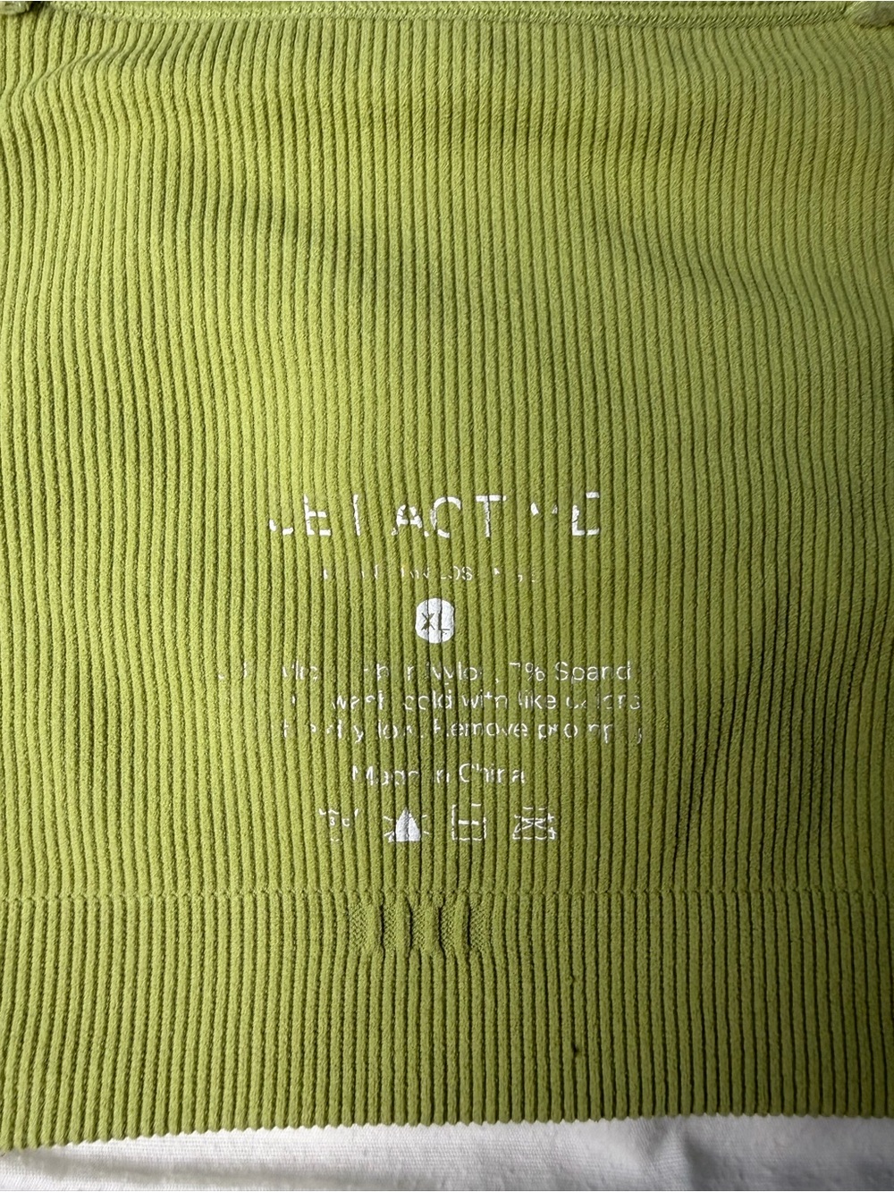 Set Active Ribbed Scoop Top - Picture 6 of 6